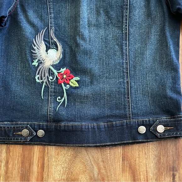 Harley Davidson Woman’s Embroidered Motorcycle Jacket, Size:  S - Picture 2 of 8